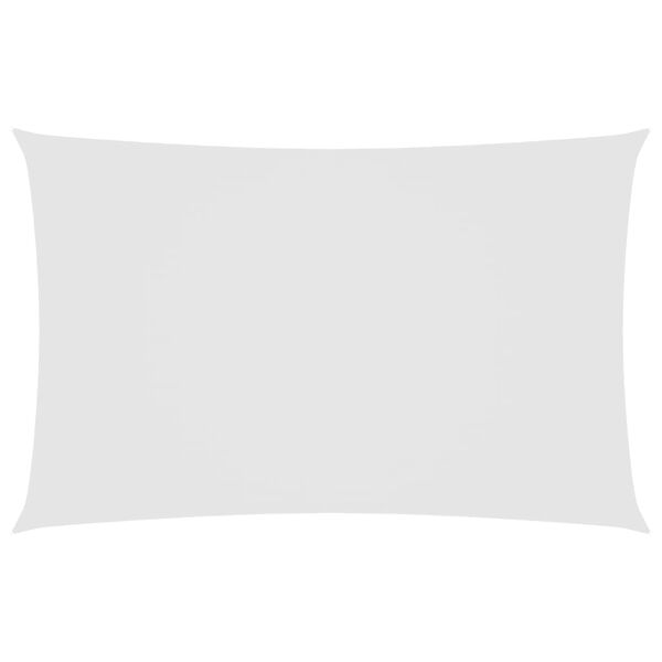 vidaXL Zonnescherm rechthoekig 2,5x5 m oxford stof wit
