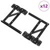 vidaXL Bed liftmechanisme 12 st Zwart 340 x 95 x 40 mm IJzer
