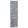 vidaXL Vliegengordijn 56x185 cm chenille zilverkleurig