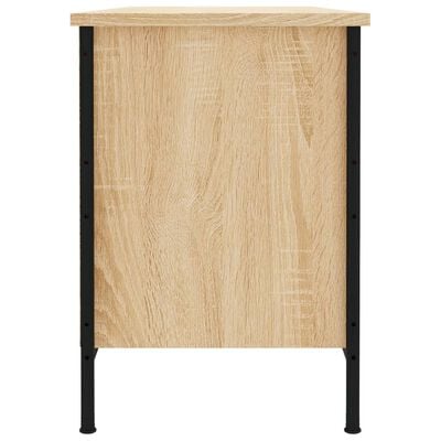 vidaXL Schoenenkast 100x35x50 cm bewerkt hout sonoma eikenkleurig