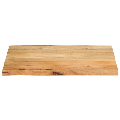 vidaXL Tafelblad met natuurlijke rand 80x60x3,8 cm massief mangohout