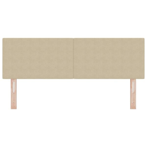 vidaXL Hoofdbord met hoofdeinde Lichtgroen Grijs 160 cm Nep Leer