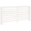 vidaXL Radiatorombouw 169x19x84 cm massief grenenhout wit