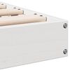 vidaXL Bedframe Wit 213.5 x 104 x 9 cm Massief grenenhout