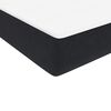 vidaXL Boxspring met matras en LED fluweel zwart 100x210 cm