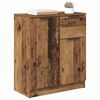 vidaXL Dressoir met lade Oudhout 60 x 30 x 70 cm Bewerkt hout