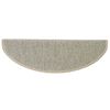 vidaXL Trapmatten zelfklevend 15 st sisal-look 65x21x4 cm lichtgroen