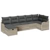 vidaXL Tuin Sofa Set 7 st Poly riet