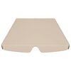 vidaXL Vervangingsluifel voor schommelbank 150/130x105/70 cm beige
