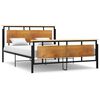vidaXL Bedframe metaal 160x200 cm