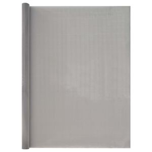 vidaXL Gaas Scherm 100 x 500 cm 120 Mesh RVS 201 Zilverkleurig