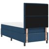 vidaXL Boxspringbed met matras met hoofdeinde Blauw 90 x 200 cm Stof