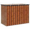 vidaXL Tuinopslagdoos Bruin 151,5 x 82 x 110,5 cm Staal