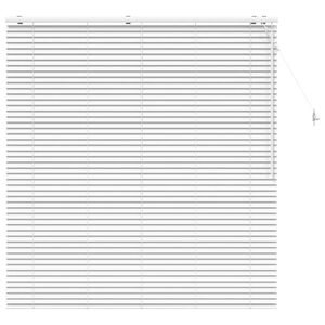 vidaXL Venetiaanse jaloezie Wit 145 x 160 cm 35 mm