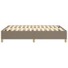 vidaXL Boxspring bed stof taupe 140x190 cm