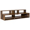 vidaXL Studiebureau Gerookt eiken 152 x 42,5 x 36 cm Bewerkt hout