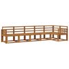 vidaXL Buiten bankenset 6 pcs Naturel Massief Acaciahout