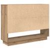 vidaXL Dressoir Artisan Eiken 97 x 29 x 75 cm Bewerkt hout