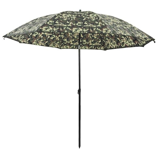 vidaXL Vis Paraplu Camouflage 240 x 210 cm Oxford Polyester