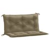 vidaXL Tuinbankkussens 2 st 100x50x7 cm stof gem&ecirc;leerd taupe