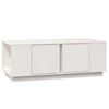 vidaXL Salontafel 110x50x40 cm massief grenenhout wit