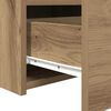 vidaXL Nachtkastje 2 pcs Artisan Eiken 50 x 40 x 45 cm Bewerkt hout