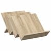 vidaXL Tijdschrift Rek Sonoma Eiken 53 x 40 x 28,5 cm Bewerkt hout