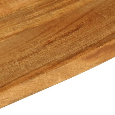 vidaXL Tafelblad met natuurlijke rand 110x60x3,8 cm massief mangohout