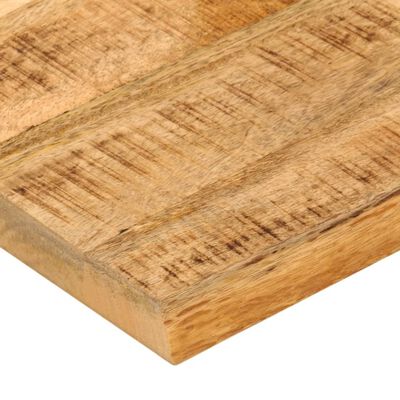 vidaXL Tafelblad met natuurlijke rand 80x80x2,5 cm massief mangohout