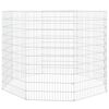 vidaXL Vrije uitloop dierenverblijf 8 panelen 54x100 cm