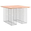 vidaXL Tuintafel schanskorfontwerp 100x102x72 cm massief douglashout