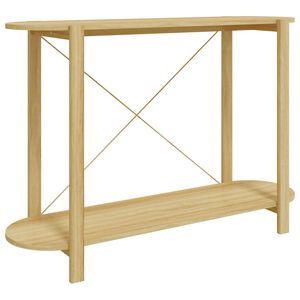 vidaXL Wandtafel 110x38x75 cm bewerkt hout