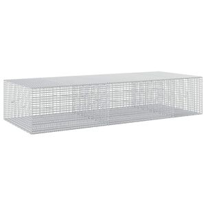 vidaXL Gabion met 3,5 mm Draad en 5x2,5 cm Gaas 250x100x50 cm