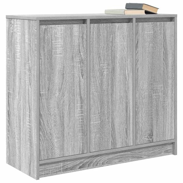 vidaXL Dressoir 85x34x76 cm spaanplaat grijs sonoma