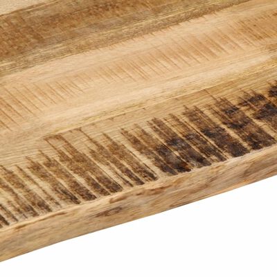 vidaXL Tafelblad met natuurlijke rand 100x40x3,8 cm massief mangohout