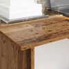 vidaXL Bureau met lade Oudhout 100 x 50 x 76 cm Bewerkt hout