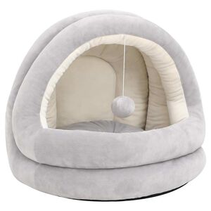 vidaXL Kattenmand 40x40x35 cm grijs en cr&egrave;mekleurig
