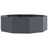 vidaXL Plantenbak Antraciet 120 x 120 x 35 cm Staal