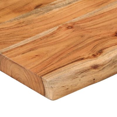 vidaXL Tafelblad rechthoekig natuurlijke rand 110x40x2,5 cm acaciahout