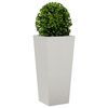 vidaXL Plantenbak 35x35x75 cm roestvrij staal