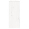 vidaXL Boekenkast/kamerscherm 60x30x71,5 cm massief grenenhout wit
