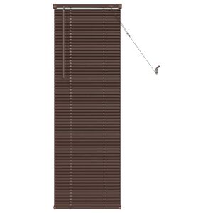 vidaXL Venetiaanse jaloezie Donkerbruin met Patroon 150 x 40 cm 25 mm