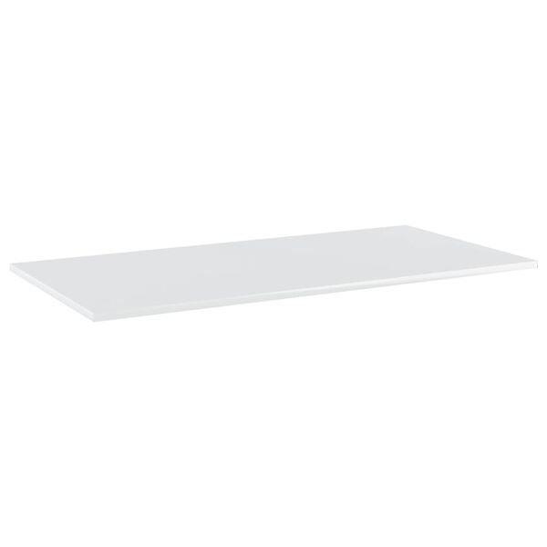 vidaXL Wandschappen 4 st 80x20x1,5 cm bewerkt hout hoogglans wit