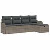vidaXL Tuin Sofa Set 5 st Poly riet