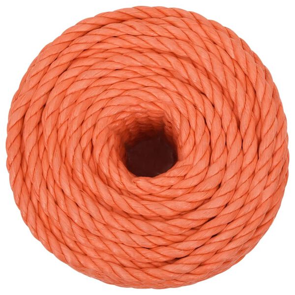 vidaXL Werktouw 24 mm 25 m polypropeen oranje