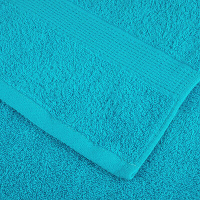 vidaXL Gastendoekjes SOLUND 2 st 600 g/m² 30x50 cm turquoise