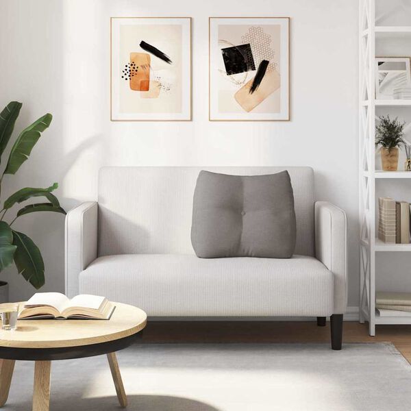 vidaXL Rugkussen Taupe 60 x 24 x 50 cm Stof