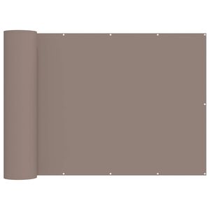 vidaXL Balkon Privacy Scherm 200 x 300 cm Stof met PU-coating Taupe