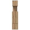 vidaXL Tv-meubelset Wandgemonteerd 10 pcs Artisan Eiken Bewerkt hout