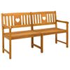vidaXL Tuinbank Naturel 150 x 55,5 x 90 cm Massief Acaciahout